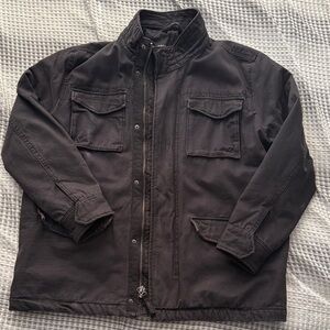 Men's Fleece-Lined Cargo Coat